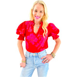 Smocked Puff Sleeve Maylene Top