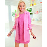 Pink Tweed Carter Dress