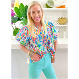 Cotton Puff Sleeve Adelaide Top