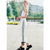 Ivory & Black BOW Nolita Jeans