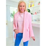 Pink Subtly Fuzzy Phipps Jacket