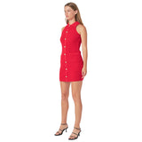 Red Knit Fillipa Dress