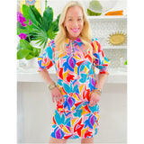 Cotton Smocked Puff Sleeve Reagan Dress