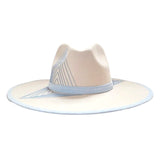 Handmade Embroidered Suede Wide Brim Rancher Hat