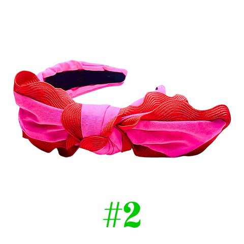 Handmade Candy Hued Canvas Headbands