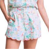 Scalloped Cotton Seaside Shorts & Top (sold separately)