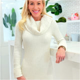 Ivory Knit Glenna Sweater Dress