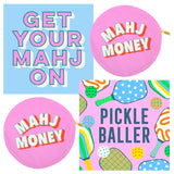 Pickleball & Mahjong Napkins & Zip Pouch