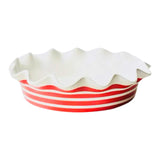 Ruffled Ceramic Serving Pieces