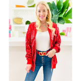 Pink & Red Sparkly Jolly Jacket