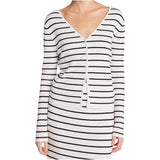 Off White & Black Stripe Elle Skirt Set (sold separately)