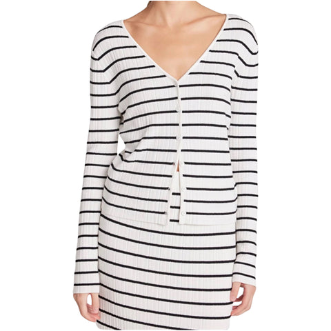 Off White & Black Stripe Elle Skirt Set (sold separately)