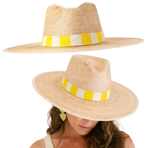 Palm Frond Sunshine Hat, Handmade in Guatemala