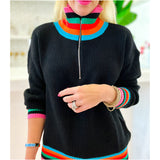 Marriott Rainbow Zip Up Sweater