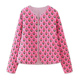 Pink Red & Green Holly Jacket