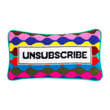 Needlepoint “Unsubscribe” Pillow