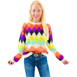 Soft Knit Harlequin Sweater