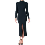 Black Knit Millina Dress