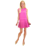 Pink Pleated Hem Abby Dress