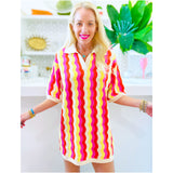 Wavy Knit Devon Dress