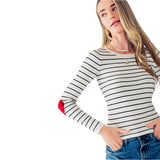 Heart Elbow Patch Amare Top