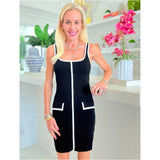 Black Knit Kelly Dress