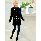 Scalloped Velvet Delaney Jacket & Dress (sold separately)