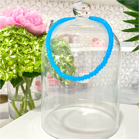 Handmade 8mm Roundel Candy Necklaces with Toggle Closure