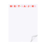 Holiday Mahjong Notepads