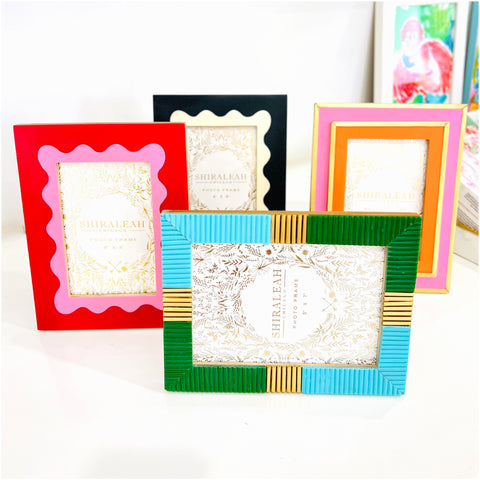 Happy Hued Resin + Brass Frames