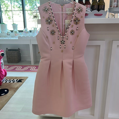 Pink Embellished Dress - Size 4