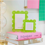 Scalloped Acrylic Magnetic Frames