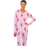 COOLING Champagne Santa Pajama Pant Set