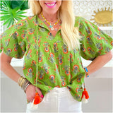 Green Cotton Negril Top