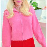 Pink Wool Blend Alana Jacket