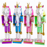 6” Happy Unicorn Nutcracker Ornaments