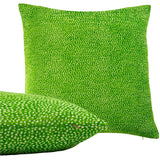 Handmade 22” Green Velvet Pillow (insert included)