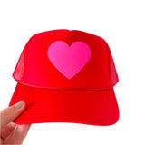 Candy Colored Heart Hats