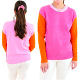 Pink & Orange Knit Willow Sweater