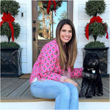 Pink Red & Green Holly Jacket