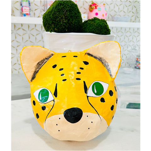 Handmade & Hand Painted Paper Mache Animal Heads