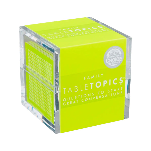 Boxed Acrylic Table Topics Games - James Ascher