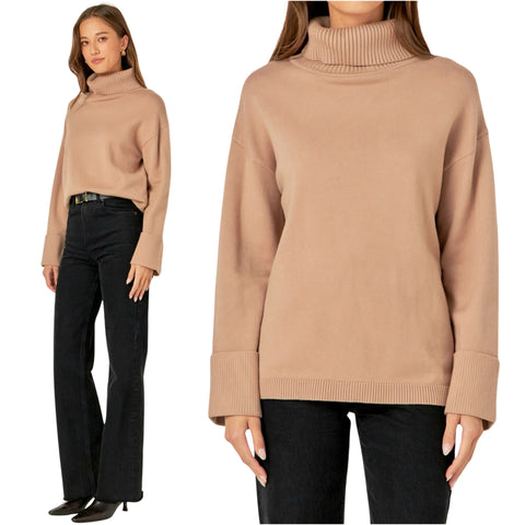 Camel Soft Knit Betty Sweater