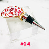 (21 Styles) Hand Painted SC Oyster Shell Wine Stoppers