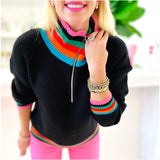 Marriott Rainbow Zip Up Sweater