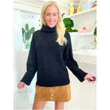 Black Soft Knit Betty Sweater