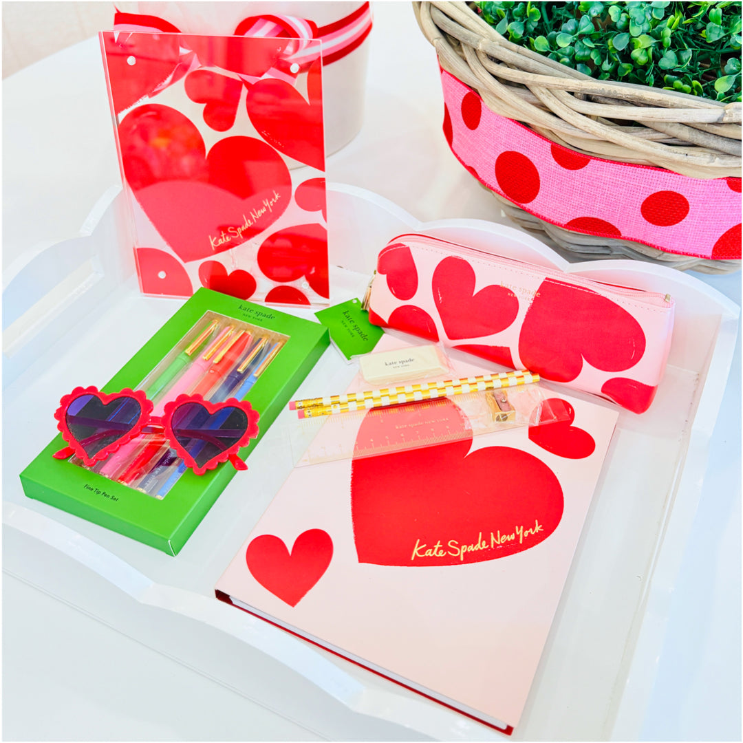 Kate Spade メゾピアノ　セット Kate Spade Heart Frame, Case & Spiral Notebook - James Ascher