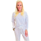 Pima Cotton Santa Hot Cocoa Pajama Pant Set