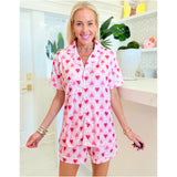 Light Pink & Hot Pink Heart Pajamas