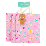 Pink Holiday Gift Bag Sets